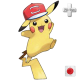 Pikachu con cappello di Ash