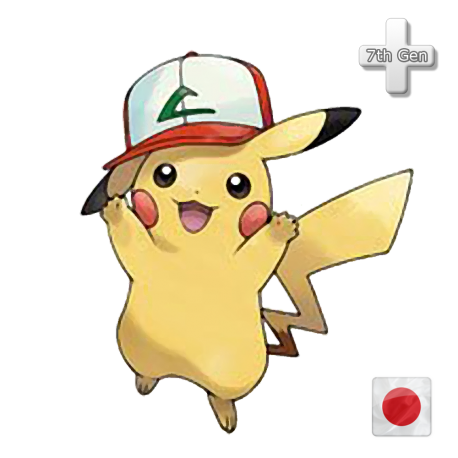 Pikachu with Ash's hat